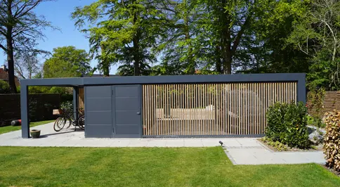 Thermowood Lameller Paa Carport