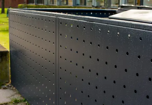 Pulverlakeret Hulplade Afskaermning