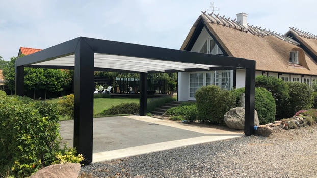 Doppelcarport KUBIC, freistehend, mit Platz für zwei Autos