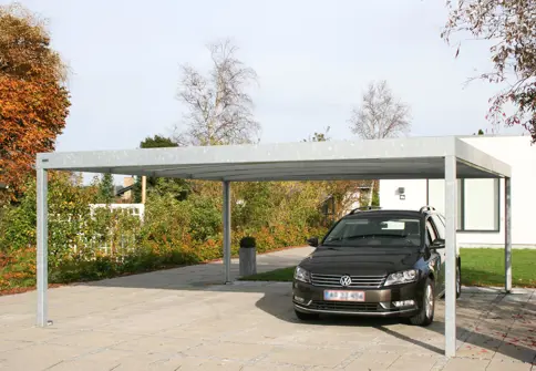 UNA Doppelcarport aus Stahl