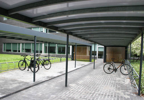 KUBIC Fahrradunterstand mit Sedum